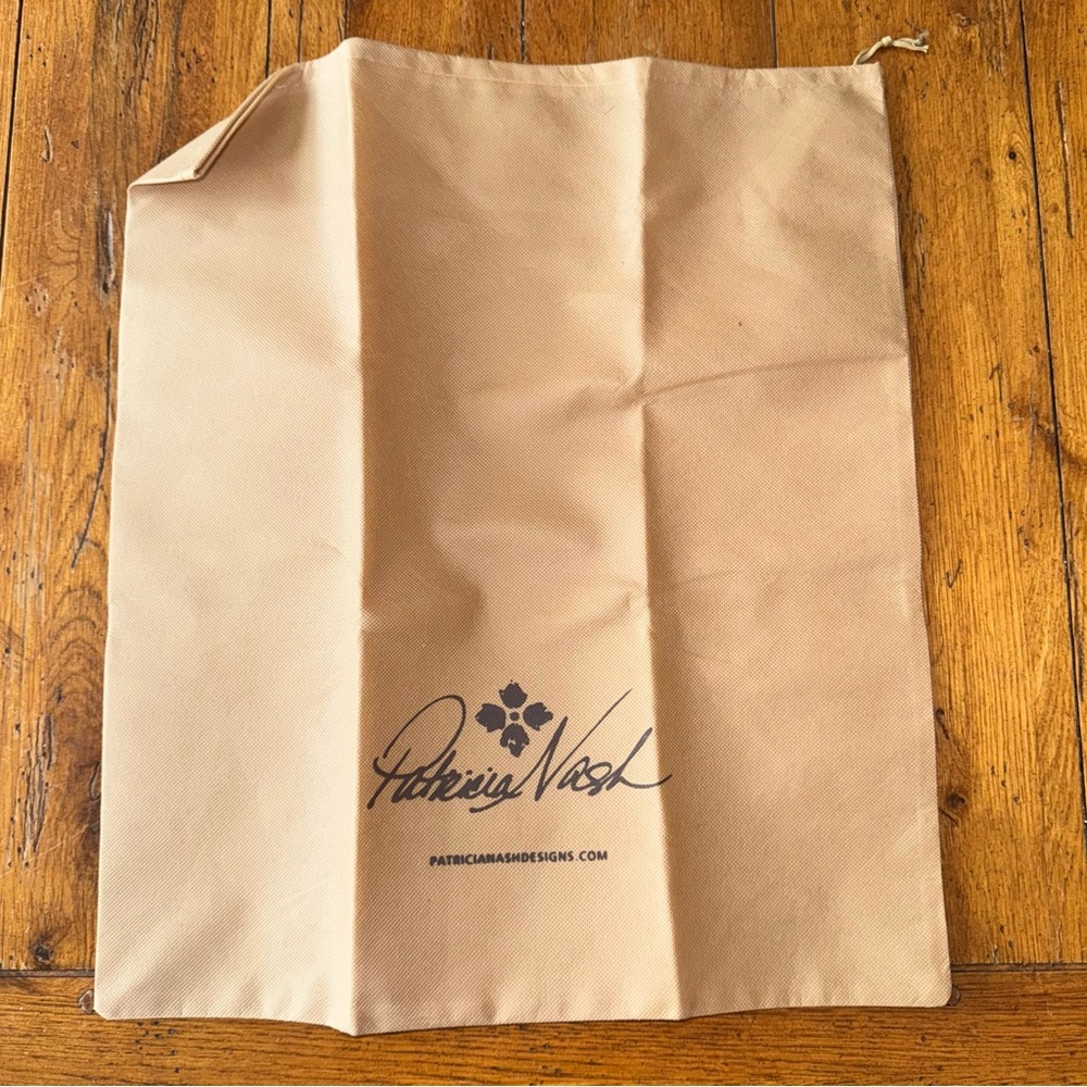 Patricia Nash Brown Vintage Inspired Maps Print Scarf and Dustbag - Picture 2 of 8